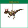 Playful Cartoon Dinosaur Hanging Decorations For Christmas Tree And Holiday Party Decor
