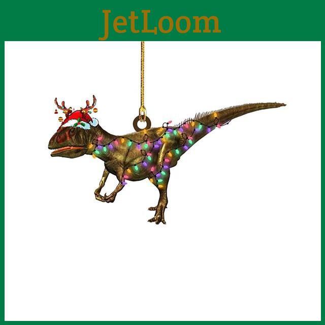 Playful Cartoon Dinosaur Hanging Decorations For Christmas Tree And Holiday Party Decor