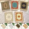 1PC Teppich Muster Tisch Decor Handwerk Fringe Pad Retro Mini Persische Gewebt Teppich Matte Mousepad Büro Arabisch