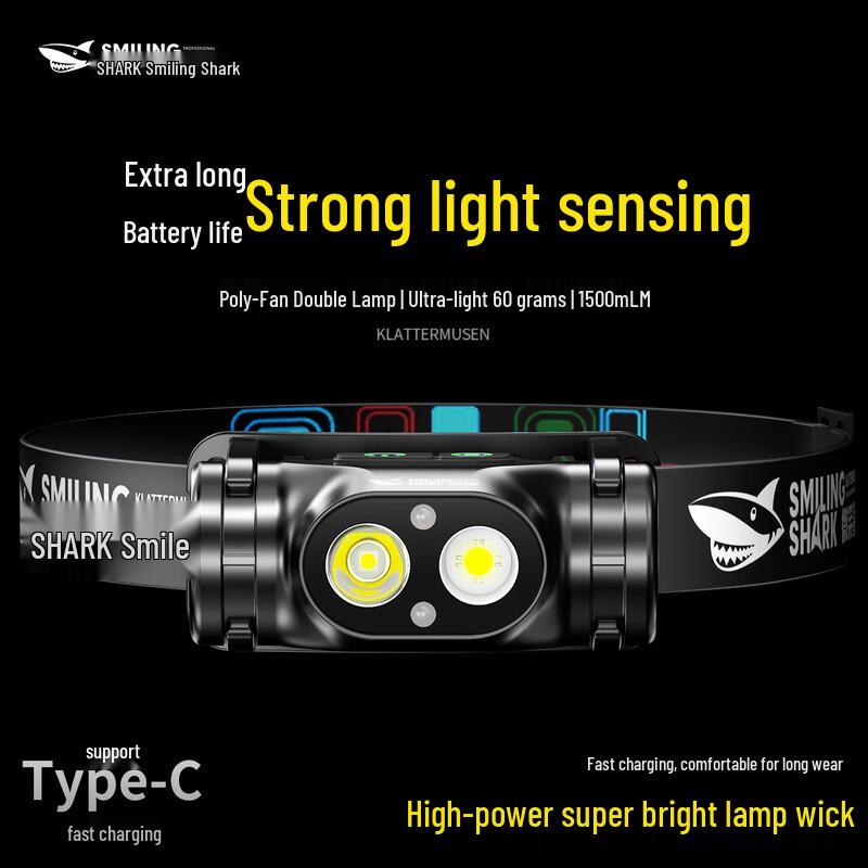 

Smiling Shark 026 Rechargeable Induction Headlamp