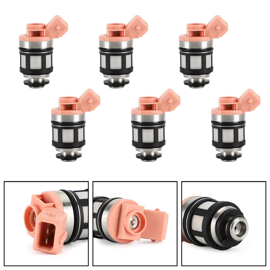 6PCS Fuel Injector 16600-88G10 Fit for Nissan D21 Pathfinder Quest Mercury 3.0L V6