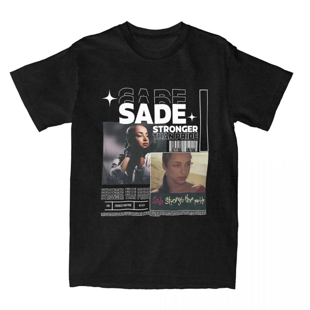 Vintage S-Sade Adu Love Deluxe World Tour T Shirt Men's Cotton Fashion for Male T-Shirt O Neck Tees Short Sleeve Clothes