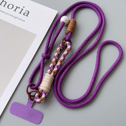 Mobile Phone Lanyard Colorful Long Pearl Messenger Can Carry Men and Women Outdoor Mountaineering Strap Strong Card Anti-lost Adjustable