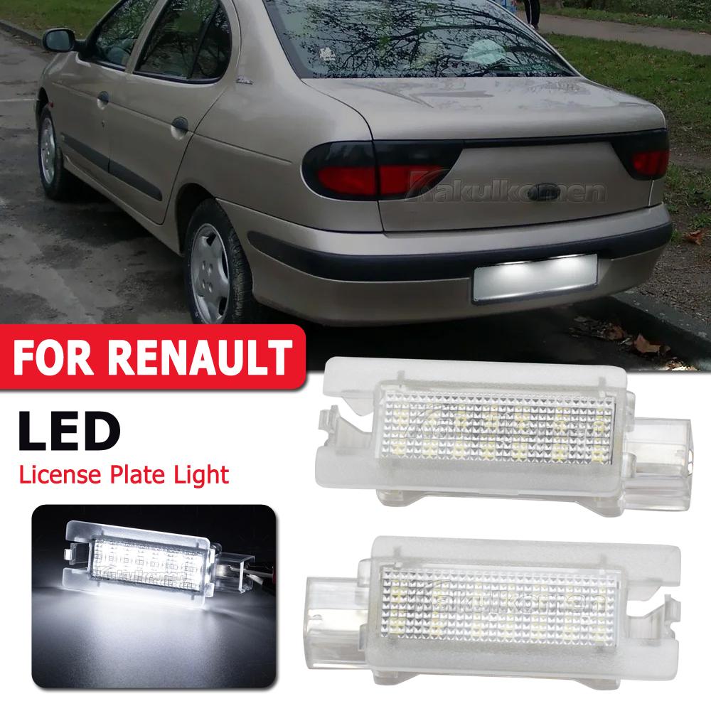 For Renault Megane I 1996-2003 Megane Scenic 1997-1999 Scenic I 1999-2003 Car LED Number License Plate Light White 14LED Lamp
