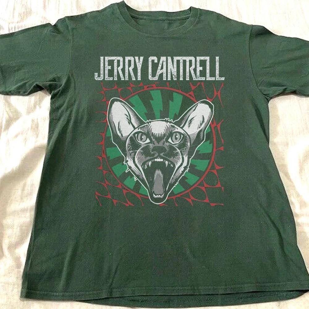 

New Popular Jerry Cantrell Shirt Album Short Sleeve Men S5XL Shirt green CO027 Unisex T-Shirt M
