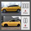 YJTX6 Für SEAT Cordoba Ibiza 6L (2002-2009) Auto Schaltknauf Abdeckung Verkleidung Kohlefaser Innenraum Aufkleber. Armaturenbrett Geschwindigkeitsanzeige Panel