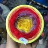 300g/pcs Colorful Pure Cotton Cake Gradient Cotton Rainbow DIY Scarf Shawl Skirt Wool Yarn Crochet
