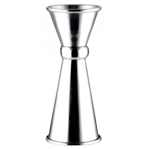 Takakuwa Metal Measuring Cup, Small, 30-15ml, Silver, 800117