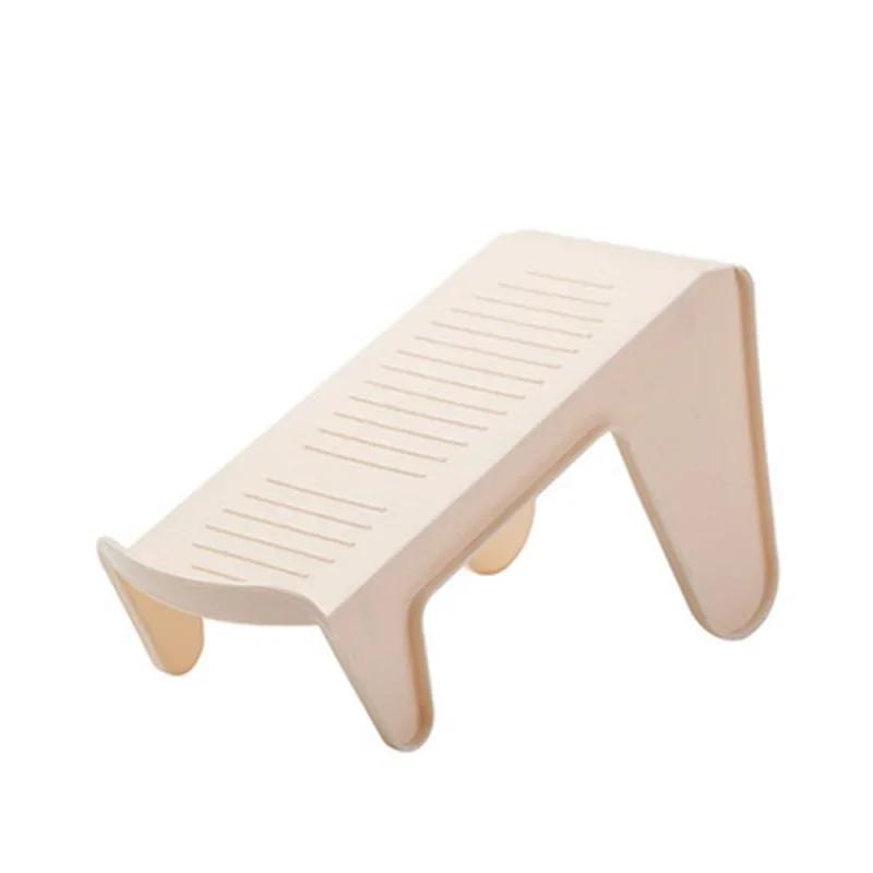 Household Storage Shoe Rack Double and Single Shoe Holder Plastic Integrated Simple Space Saving Economical Shoe Rack 1 piece