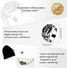 Uloveido Men's Black Titanium Steel Biker Ring Flame Motorcycle Ring for Men Dad Birthday Father's Day Gift Y510