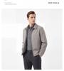 Spring and Autumn Men's Casual Lapel Zipper Jacket - Middle-aged Outerwear