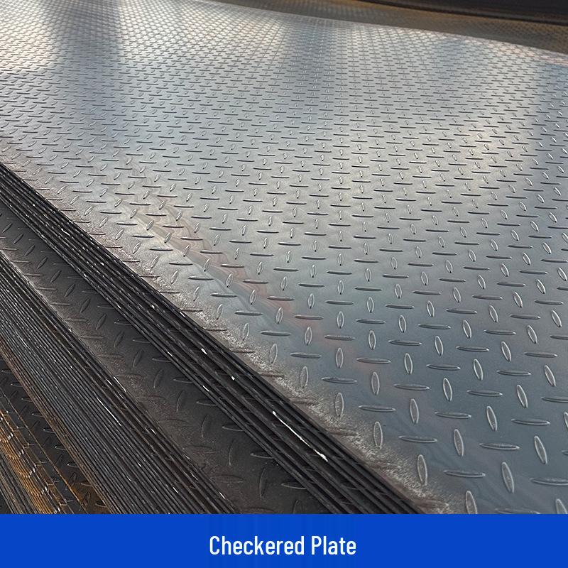 Q235 Galvanized Anti-Slip Steel Plate with Laser-Cut Pattern