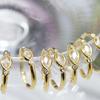 Versatile Titanium Steel Ring Women Do Not Fade Fashion Stacking Opening Adjustable Inlaid Zircon Stainless Steel Ring