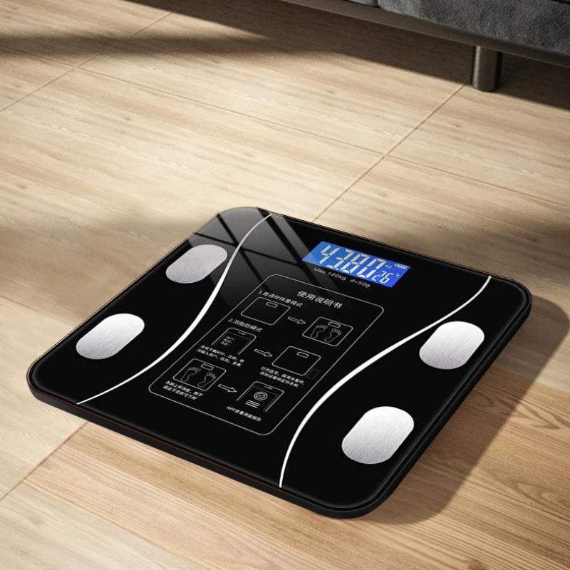 1PC Home Weight Scale Human Body Ultra-preciso Medidor de Altura e Perda de Gordura Balança Eletrônica Especial Smart Bluetooth Balança de Gordura Corporal