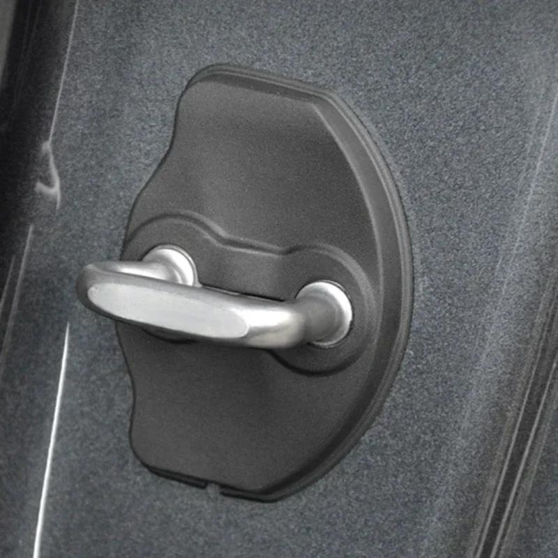 For 2016-2024 Tesla Model 3 Model Y Door Lock Cover Protective Latch Cover Door Stop Cover Set of 8