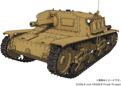 PLATZ Girls & Panzer Final Chapter M41 Semovente (Self-Propelled Gun) Anzio High School 1/72 Scale Plastic Model Kit GP72-20