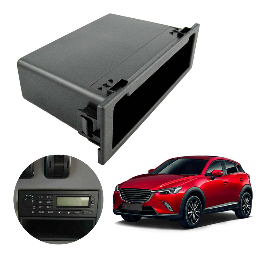 Radio Storage Box for Universal 1‑DIN Car Stereo Radio Storage Box Inner Organizer Tray for Dashboard Universal Fit Easy Access