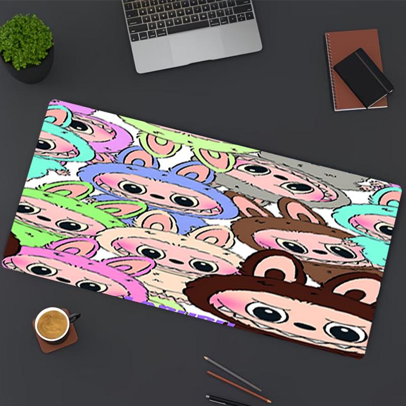 Labubu Print Mouse Pad, for Keyboard Pad Laptop PC Mat for Office Home Use, Desk Decor, Perfect Birthday Gift for Gamers