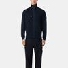 STONE ISLAND Ghost Series Solid Color Stand Collar Zip Closure Long Sleeve Jacket Men Jacket Navy-Blue K1S156100012-V0020