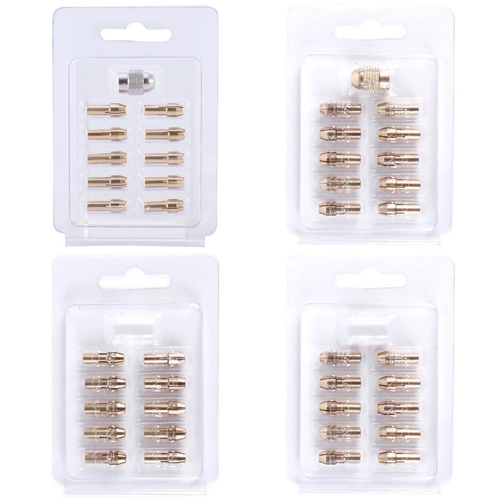 Copper Collet Chuck Durable Brass Collet Adapter Electric Grinding Chuck for Rotary Tools & Power Drills Under 4.8mm