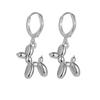 Beliebter Ballonhund Anhänger Hängende Ohrringe Für Damen Metall Stil Niedlich Tier Hoop Ohrring Modeschmuck Hochzeit Party Geschenke