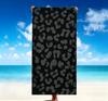 Quick Dry Beach Towel Sand Free Large Summer Towel Microfiber Pool Towel Leopard Print Absorbent Travel Towel Oversized Blanket
