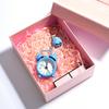 1pc Mini Alarm Clock Keychain Creative Car Ornament-Bag Pendant Ornament Couple Key Chain Small-Gift Home Decoration Clocks