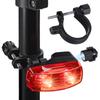 LIOOBO Bicycle Tail Light, Automatic Lighting, Magnetic Power Generation, Rear