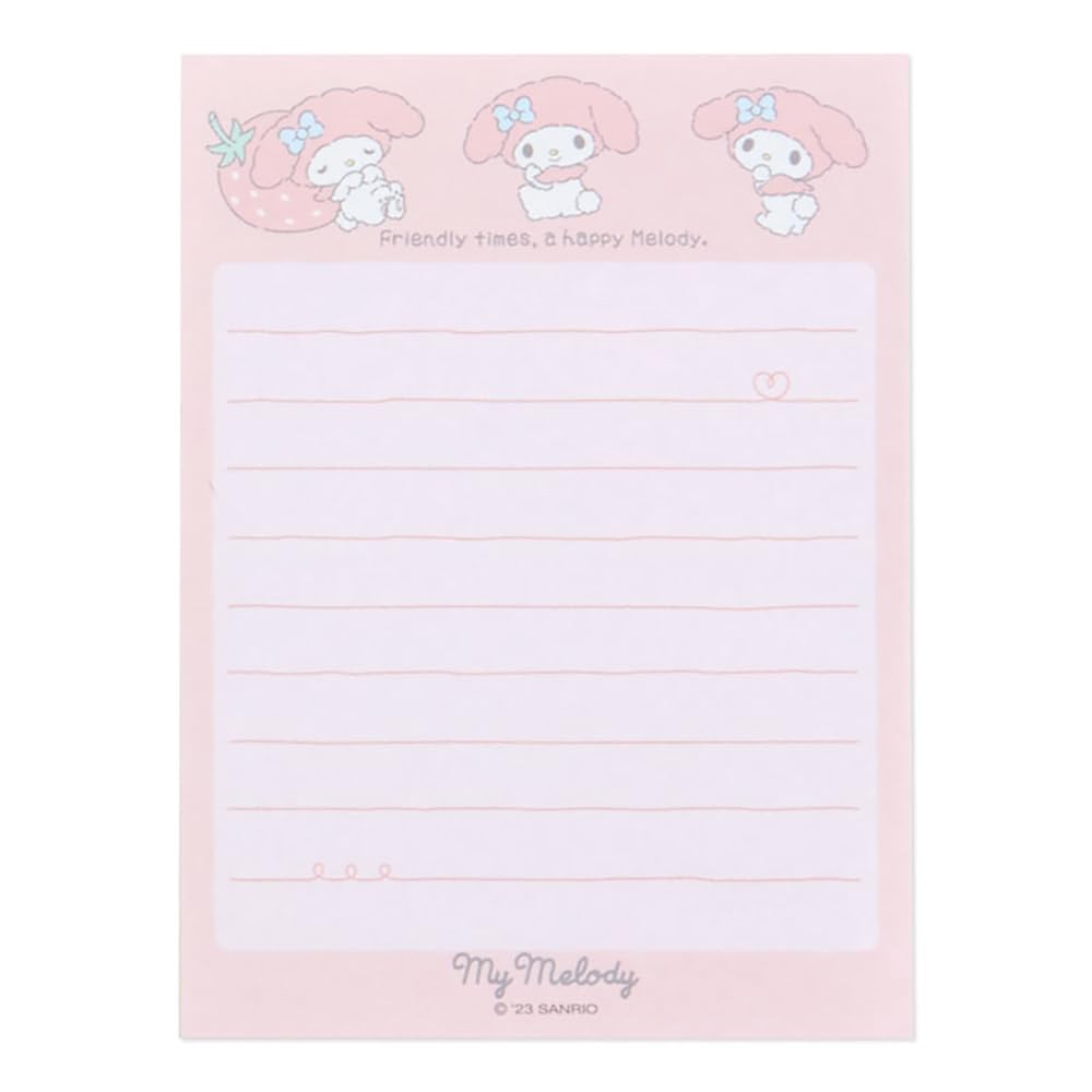 Sanrio My Melody Mini Letter Set Toy Design 515507 (Plush Stationery)