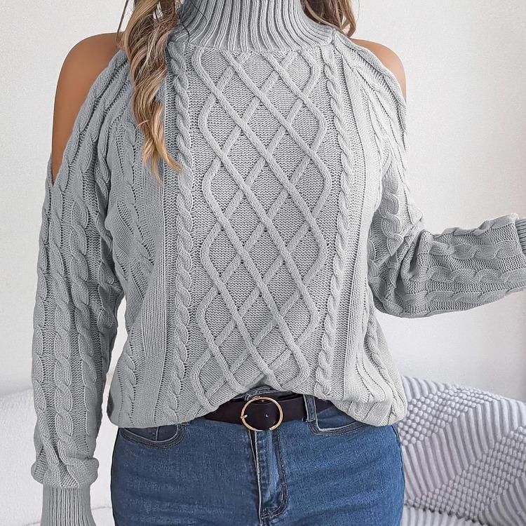 Vintage Solid Color Knitwear Sweater Loose Stand Collar Long Sleeve Cardigan Autumn Winter Top