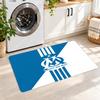 Flannel Kitchen Mat Olympique Lyonnais FC Soft Area Rug Non Slip Floor Carpet Home Decoration