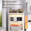 Flip-Top Dustproof Oven Storage Cabinet