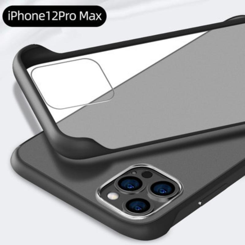 Suitable for IPhone16, Matte Transparent 15, Apple 14proMax Borderless Shockproof 13, Protective Case Xr