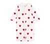 Romper A0D3I 1 Month 54cm [Petit Bateau] 2-way Off-white/Red