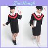 Doctoral Master Theme Kids Performance Outfit With Cotton Fabric For Stage Events
