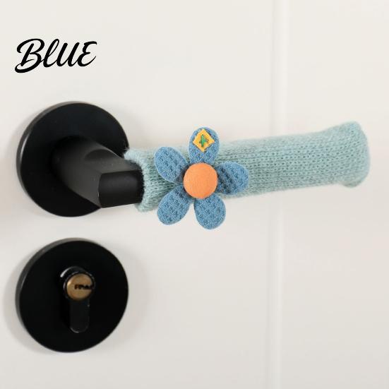 Protective Sleeves for Table Legs Knitted Doorknob Covers, Thick Anti‑Slip Furniture Feet Protector Sleeves, Door Handle Silent Leg Protectors