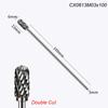 Extra Long 100mm Rotary Rasp File Carving Grinder Abrasive Tools Carbide Burr Alloy Bits Milling Cutter Drill For Metal Wook