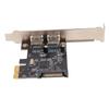 PCIE To USB 3.0 Expansion Card 2 Ports 5Gbps Transmission Rate USB Hot Swap USB 3.0 Expansion Card For Win XP for Vista