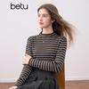 Betu Women's Color-Block Stripe Long-Sleeve Knitted Top