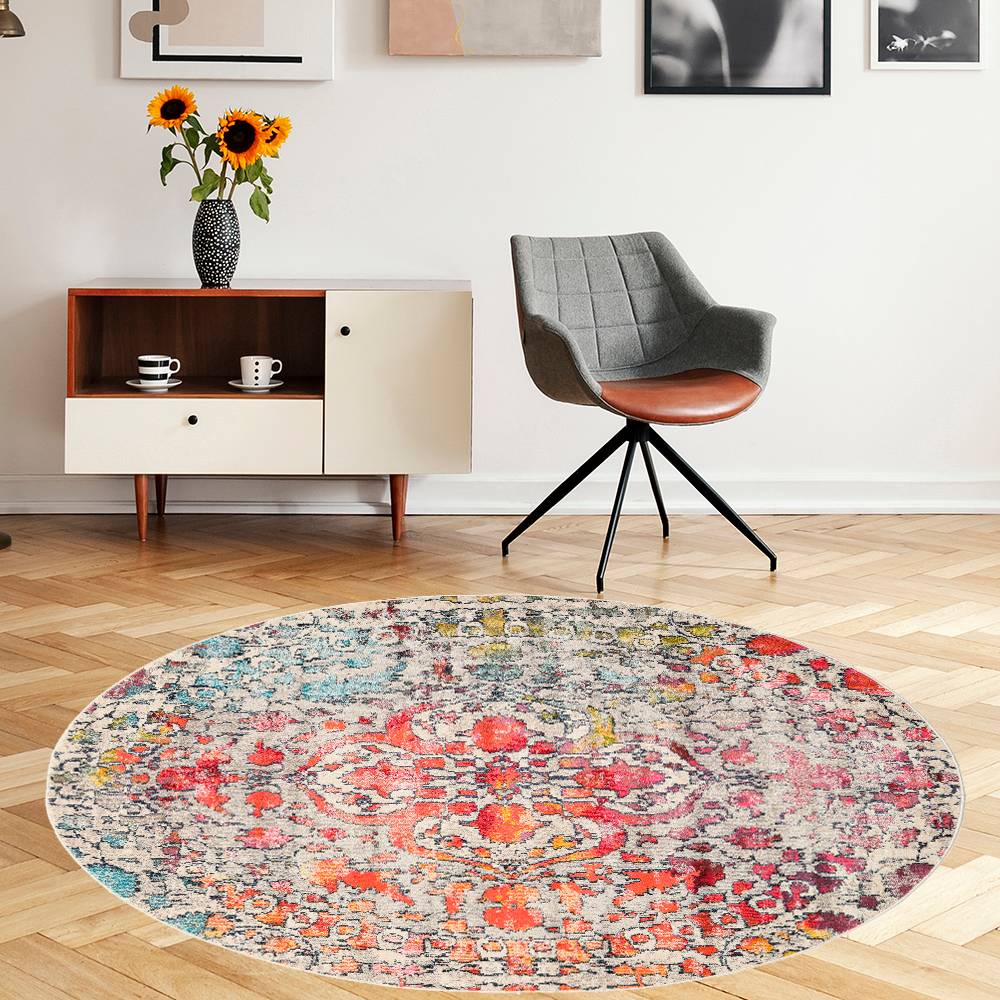

Mosimoso Home H1082 Ковер с точечной подошвой и цифровой печатью 100x100 cm