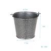 OLOEY Hammered Stainless Steel Serving Bucket