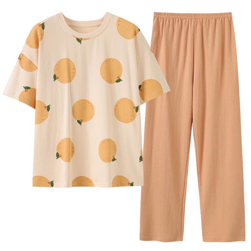 Women's Korean Style Summer Cartoon Homewear Set