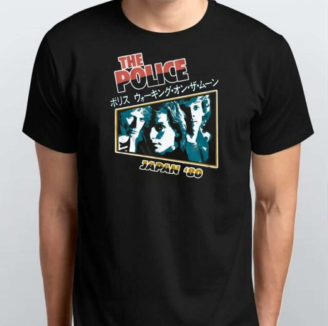 

The Police Reggatta De Blanc Japan Unisex T-SHIRT S M L XL XXL 3 4 XL Black S разноцветный