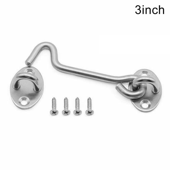 Edelstahl Kabine Haken Fenster Schnalle Auge Schuppen Tür Riegel Stille Halter