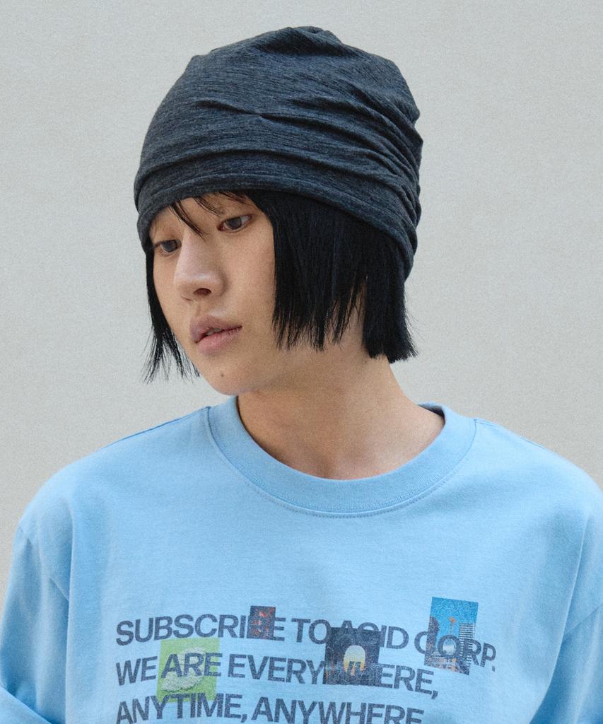 SLOWACID Summer Pinch Beanie [Charcoal]