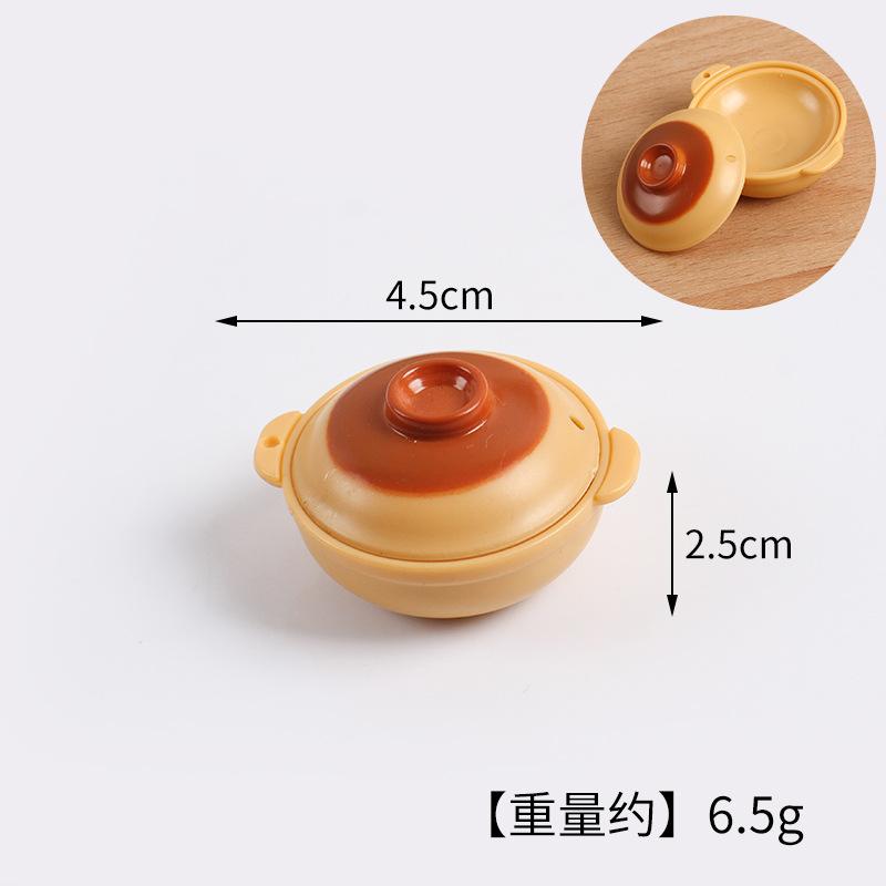 Mini Miniature Simulation Plate Small Bowl Tableware Diy Food Play Accessories Mini Container Play House Kitchen Toys