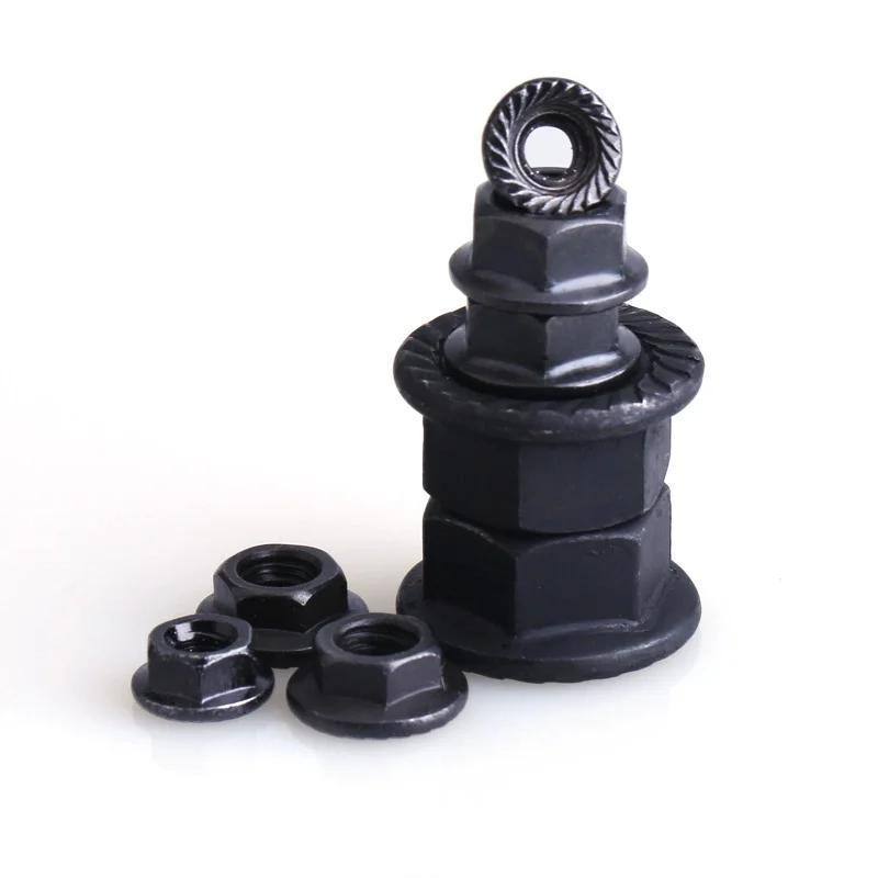 M2 M2.5 M3 M4 M5 M6 M8 M10 M12 M14 M16 M20 316/304 Stainless Steel Carbon Steel Hexagon Flange Nut Hex Lock Nuts With Pad
