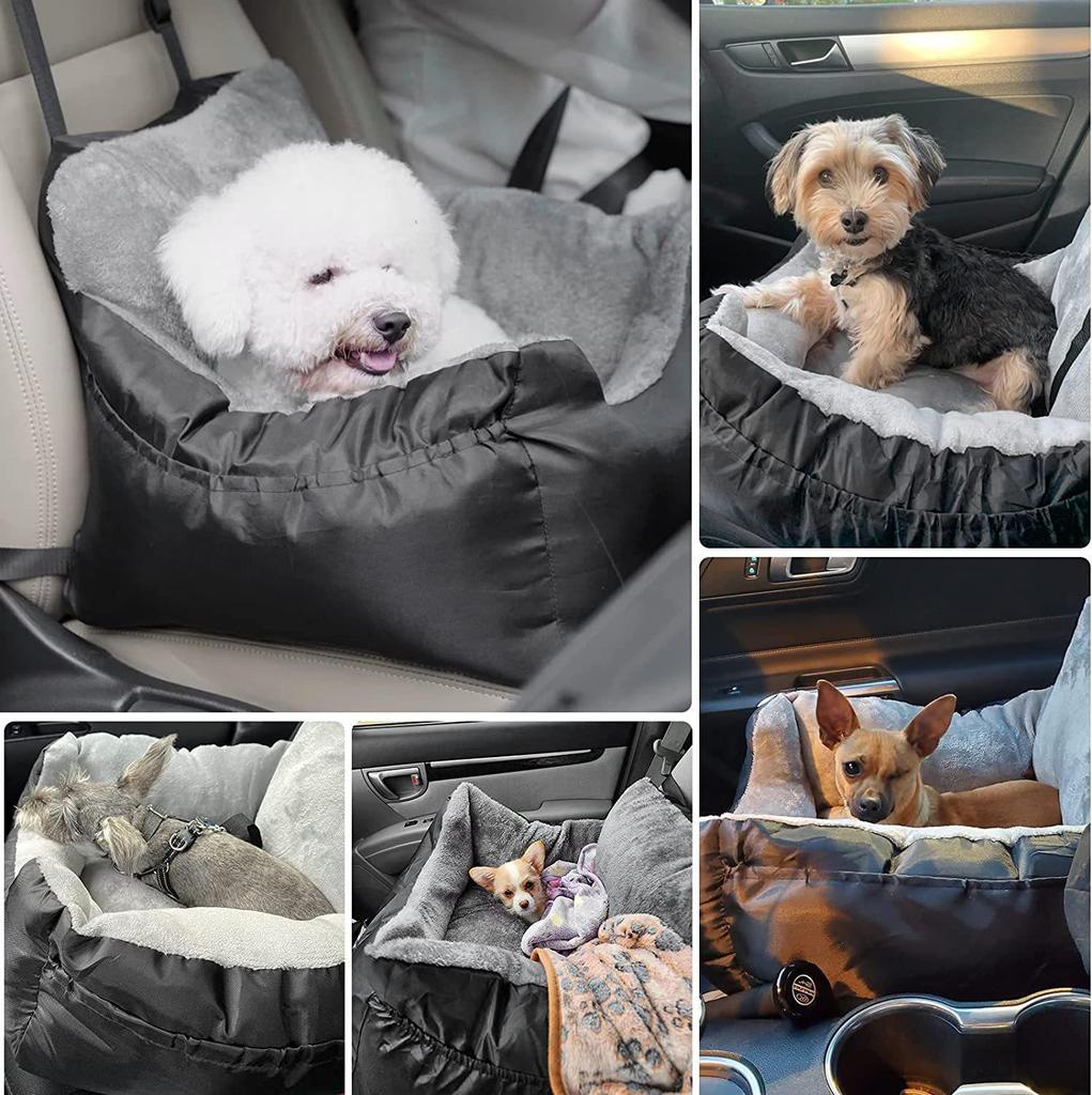 Pet Car Seat Cover & Dog Bed for Small/Medium Dogs - Outdoor, Front Seat, In Stock
