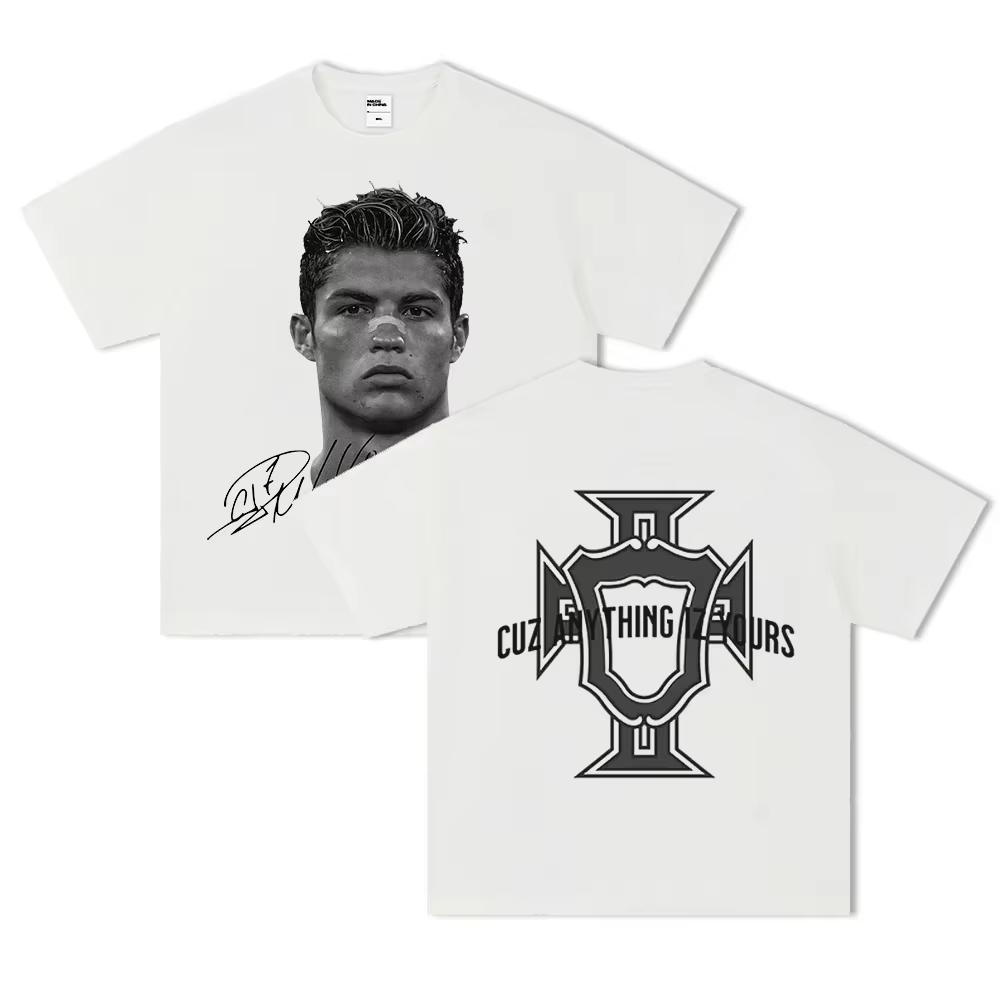 T-shirt a maniche corte con stampa grafica di Neymar Giocatore di Football Americano Donna Athleisure Moda Maglietta Abbigliamento Estetico Top