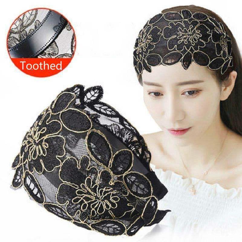 Women Fashion Elegant Cloth Knotting Fashion Leaves Wide Hairband Headband Hair Accessories Hair Ring